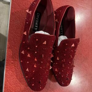Divinity Size 9 Spiked Red Shoes